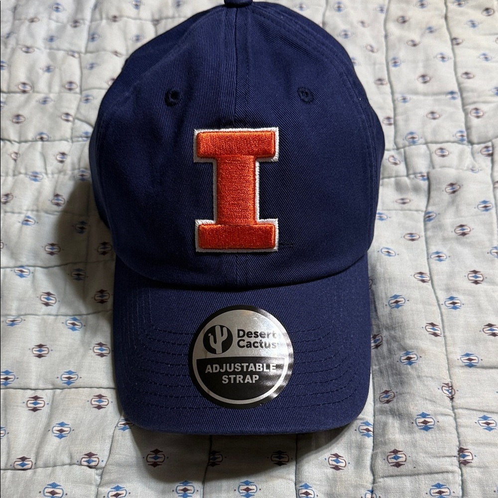 Navy Blue Adjustable Strap Hat